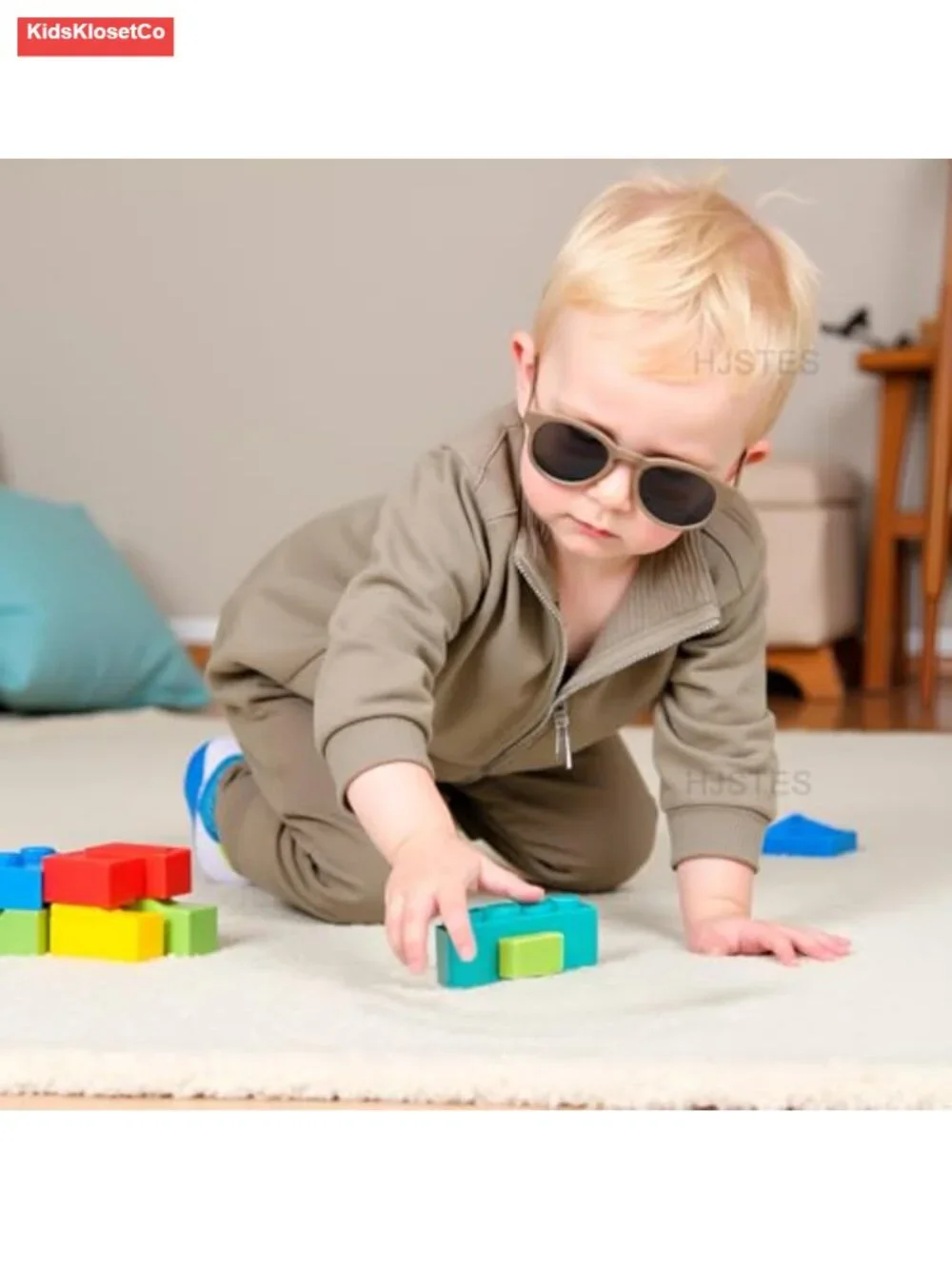 Polarized Baby Sunglasses with TPEE Flexible Frame and Strap for Toddlers